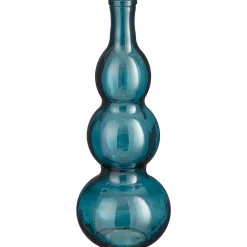 Mica Decorations Vazen En Potten<Vaas Benito recycled blauw 45 x 17 cm