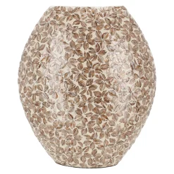 Vazen En Potten<Vaas capiz Salesse beige 45 cm