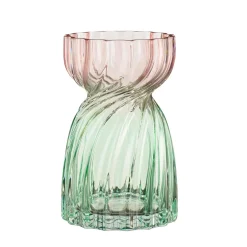Mica Decorations Vazen En Potten<Vaas glas Alison groen 20 x 13 cm