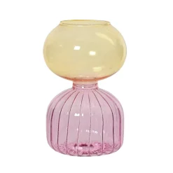 Decoris Vazen En Potten<Vaas glas multi 19 cm