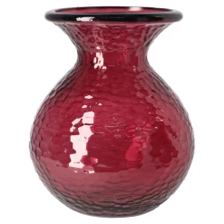 Mica Decorations Vazen En Potten<Vaas glas Verdal bordeau x 24 x 20 cm