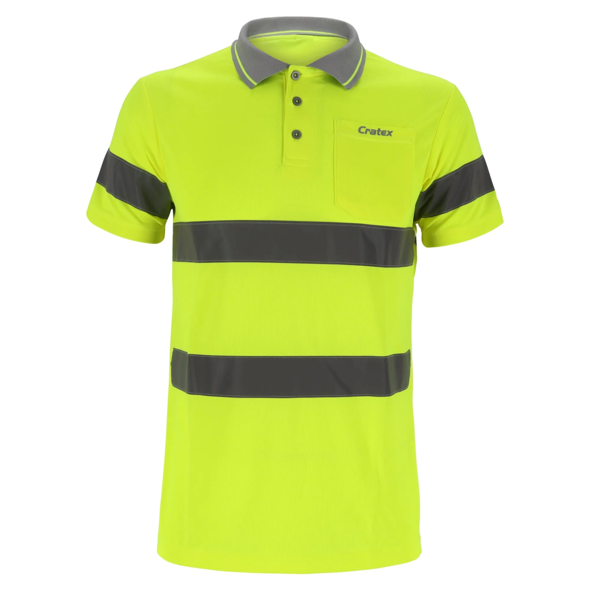 Cratex Werkshirts|Werkshirts<Veiligheidspolo Cresco geel S