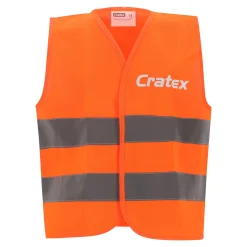 Cratex Werkbodywarmers<Veiligheidsvest kind oranje 4-6
