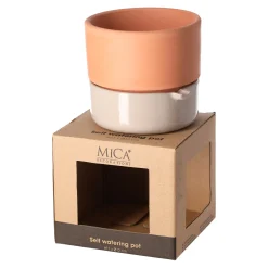 Mica Decorations Woondecoratie<Venna selfwatering planter beige 11 x 12 cm