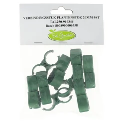 Bel Garden Moestuin<Verbindingsstuk plantenstok 20mm 9st