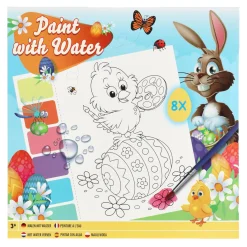 Creative Craft Group Pasen<Verven met water 8p 20x20cm pasen