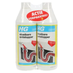 HG Schoonmaken<Vloeibare ontstopper duo 1L NL