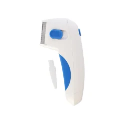 Friendly Pet Kattenverzorging<Vlooienkam elektr Puleks wit 17cm