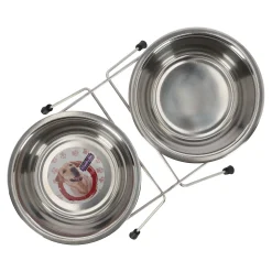 Friendly Pet Drink- En Voerbak Hond<Voederbak duo met houder 16cm