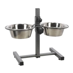 Friendly Pet Drink- En Voerbak Hond<Voederbak duo met staander M RW007