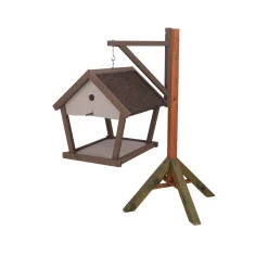 Van Cranenbroek Vogelhuisjes<Voederhuis hang 42cm BF03 taupe