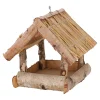 Vogelhuisjes<Voederhuis hangend kievit stro
