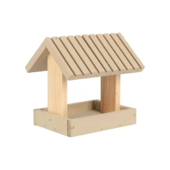 Vogelhuisjes<Voederhuis hang 23x19cm naturel/beige