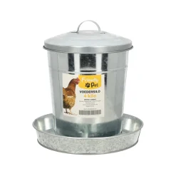 Friendly Pet Tuinvogels<Voedersilo metaal 4 kg