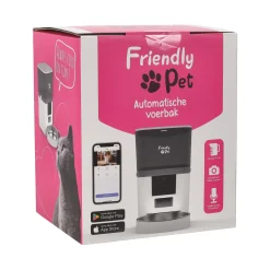Friendly Pet Voerbak Kat|Drink- En Voerbak Hond<Voerbak automatisch + app 4L wit