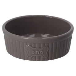 Friendly Pet Drink- En Voerbak Hond<Voerbak hond kera 15cm 640ml taupe