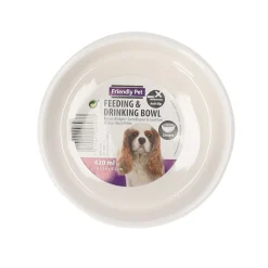Friendly Pet Drink- En Voerbak Hond<Voerbak hond kera slip 14cm zwart/wit