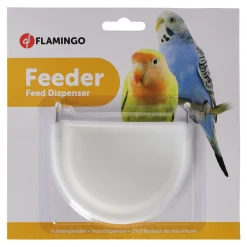 Flamingo Voer- En Drinkbakken Vogel<Voerbakje + metalen haken 11cm