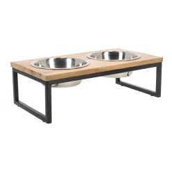 Friendly Pet Drink- En Voerbak Hond<Voerbak mango dubbel 2l