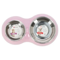 Flamingo Voerbak Kat|Drink- En Voerbak Hond<Voerbak royal Doblo roze