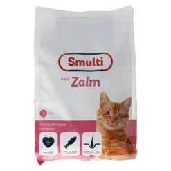 Smulti Kattenvoer<Voer kat adult zalm 3kg