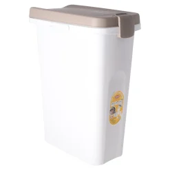 Stefanplast Kip|Overige Tuindieren<Voerton 7 L wit/taupe