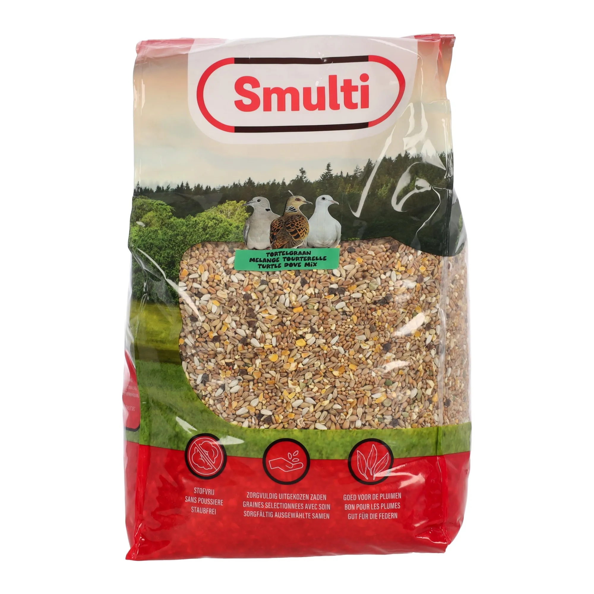 Smulti Vogelvoer<Voer vogel tortelduif 5kg