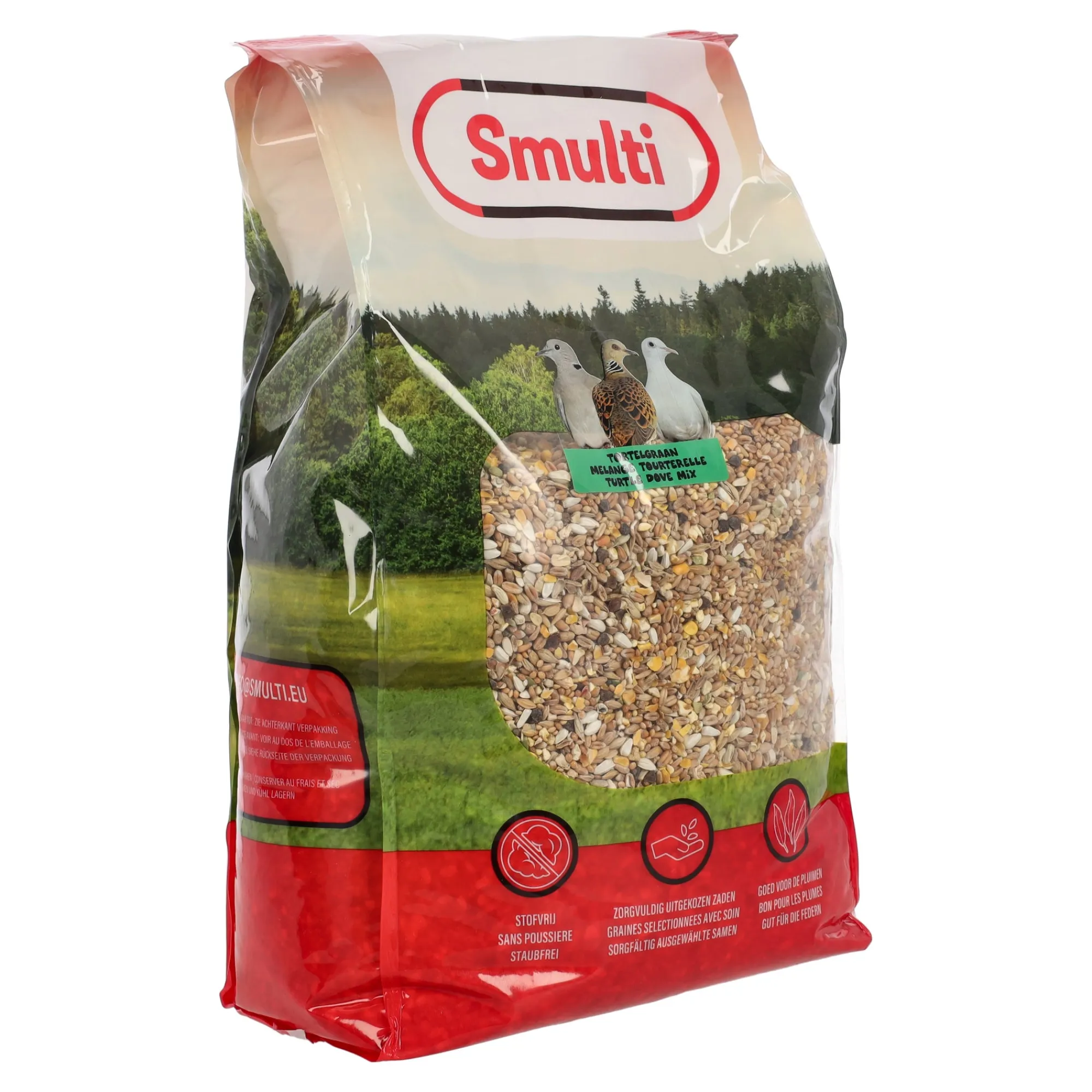 Smulti Vogelvoer<Voer vogel tortelduif 5kg
