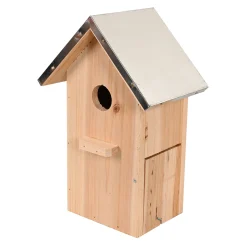 Friendly Pet Vogelhuisjes<Vogelhuis + zink 18x12x27cm natuur