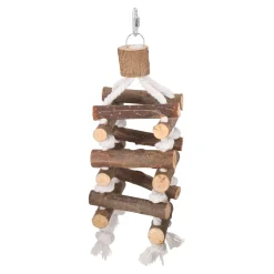 Friendly Pet Vogelspeelgoed<Vogel toren touw+hout 34cm