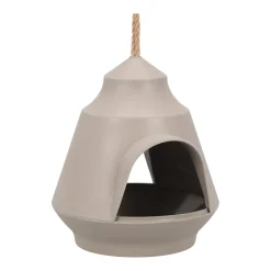 Gusta Vogelhuisjes<Vogelvoederhuis 18 cm taupe