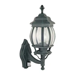 Diamant Buitenverlichting|Buitenverlichting<Wandlamp Biella staand + bewegingssensor