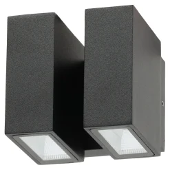 Diamant Buitenverlichting|Buitenverlichting<Wandlamp LED Perelli dubbel