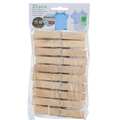 Lifetime Badkameraccessoires|Wassen En Drogen<Wasknijpers 20 stuks hout