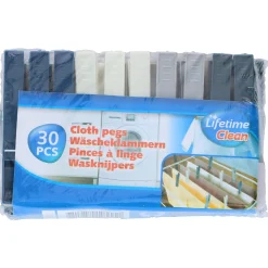 Lifetime Badkameraccessoires|Wassen En Drogen<Wasknijpers 30 stuks