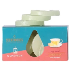 Scentmoods Kaarsen<Waxmelts Ginger tea 12st