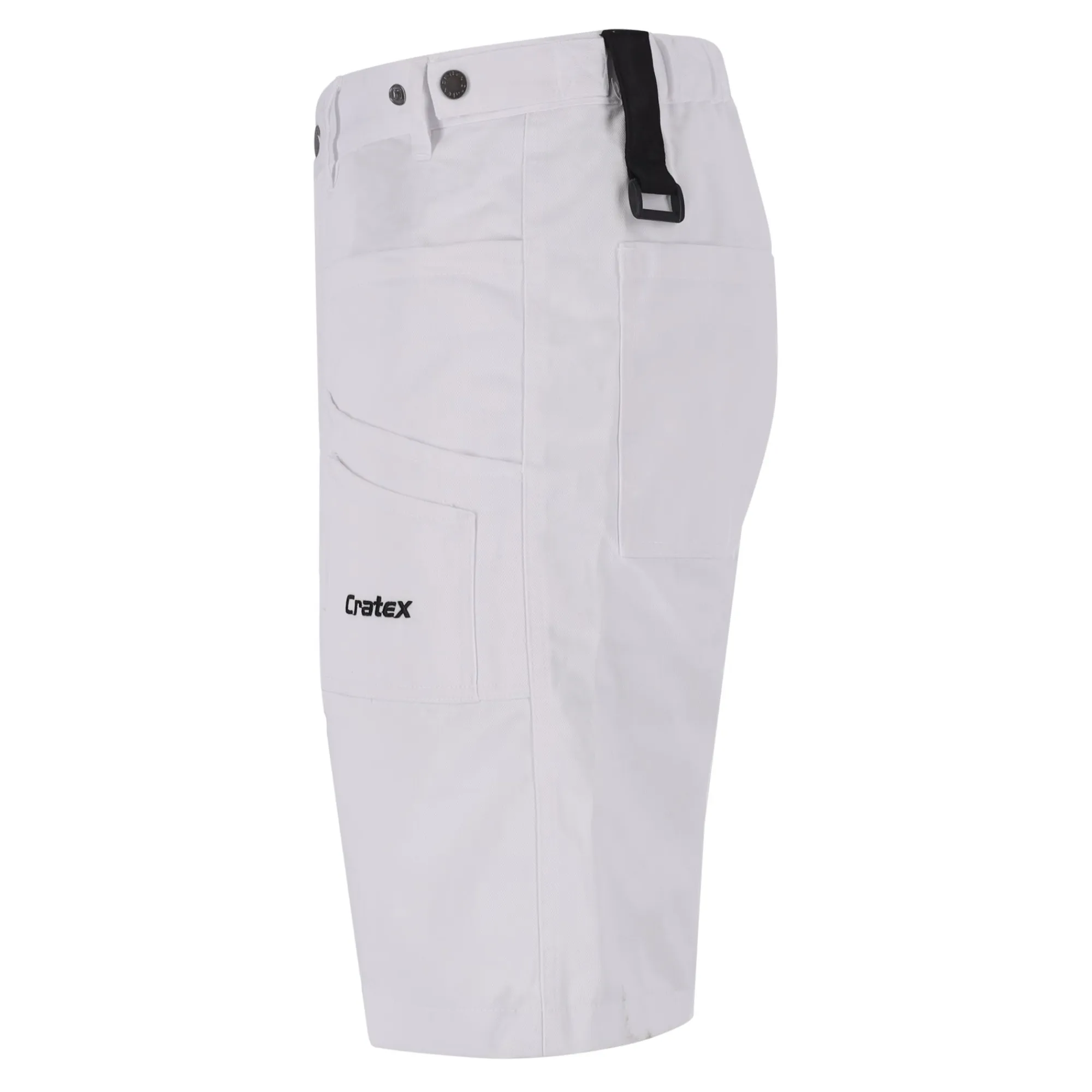 Cratex Werkbroeken<Werkshort Potsdam wit 42