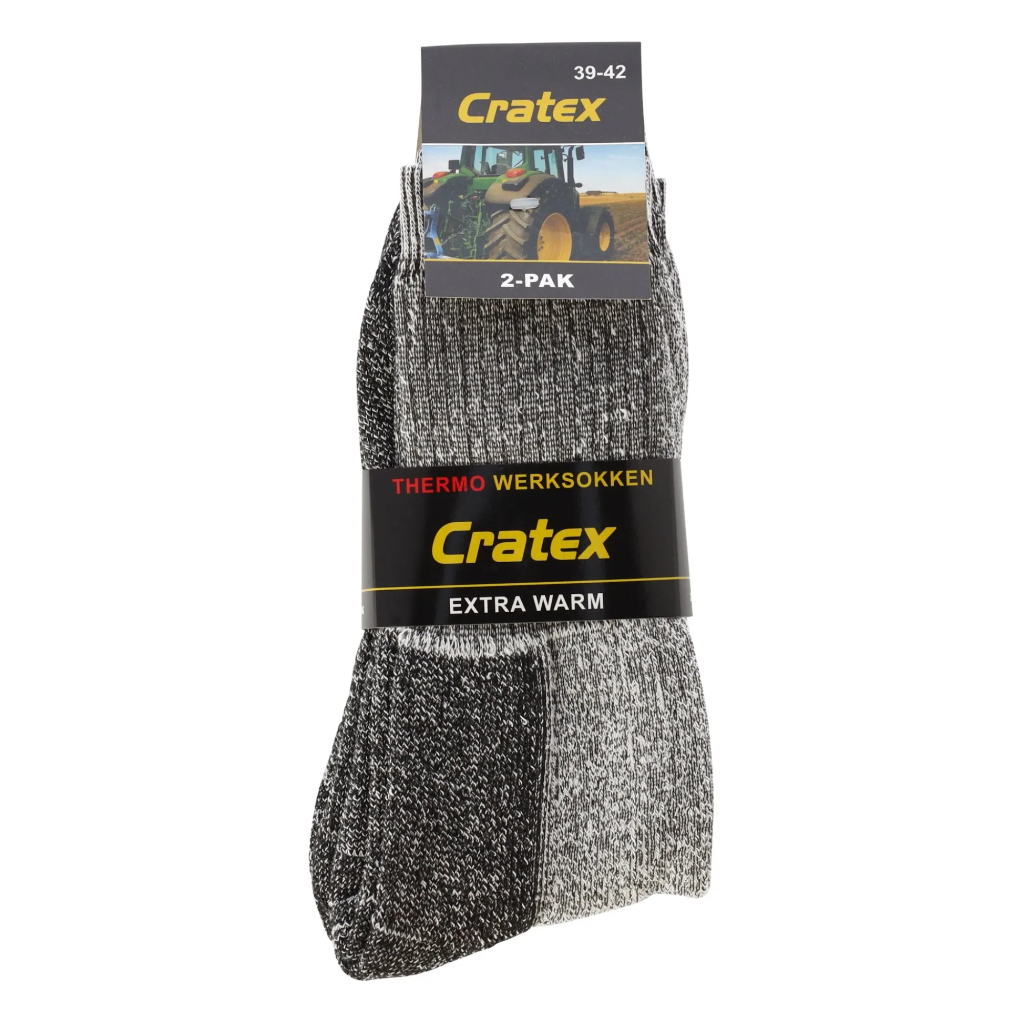 Cratex Werksokken<Werksok thermo 39-42 (2 pak)
