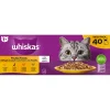 Whiskas Kattenvoer<1+ natvoer gevogelte 40 stuks