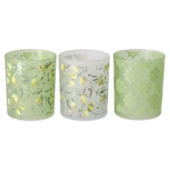 Boltze home Tuindecoratie<Windlicht Zitronella 10 cm 3 assorti