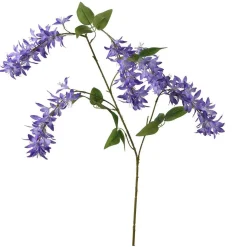 Everlands Kunstplanten En Kunstbloemen<Wisteria op steel paars 110 cm