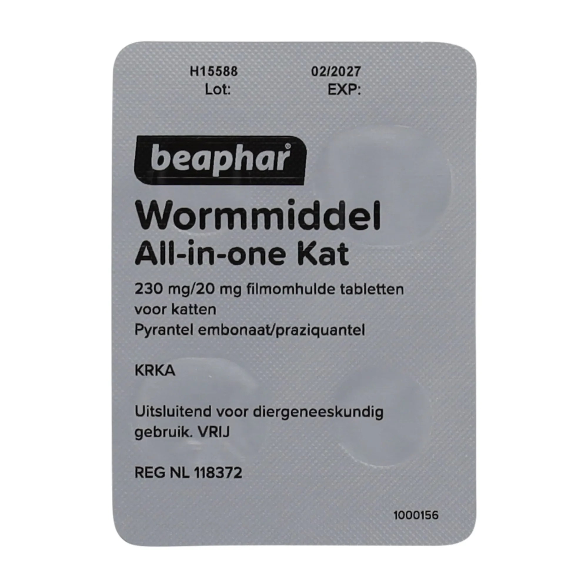 Beaphar Kattenverzorging<Wormmiddel all-in-one kat