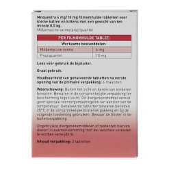 Beaphar Kattenverzorging<Wormmiddel Milquestra kat en kitten 4kg