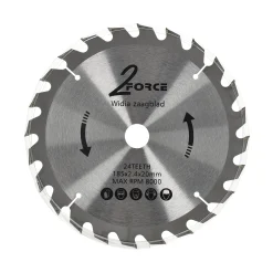 2-Force Toebehoren Elektrisch Gereedschap<Zaagblad Ø185 mm 20as 24T