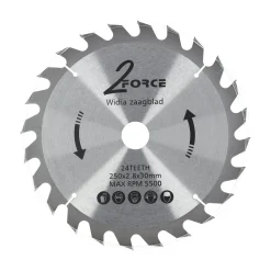 2-Force Toebehoren Elektrisch Gereedschap<Zaagblad Ø250 mm 30as 24T