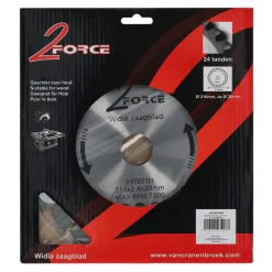 2-Force Toebehoren Elektrisch Gereedschap<Zaagblad Ø216 mm 30as 24T