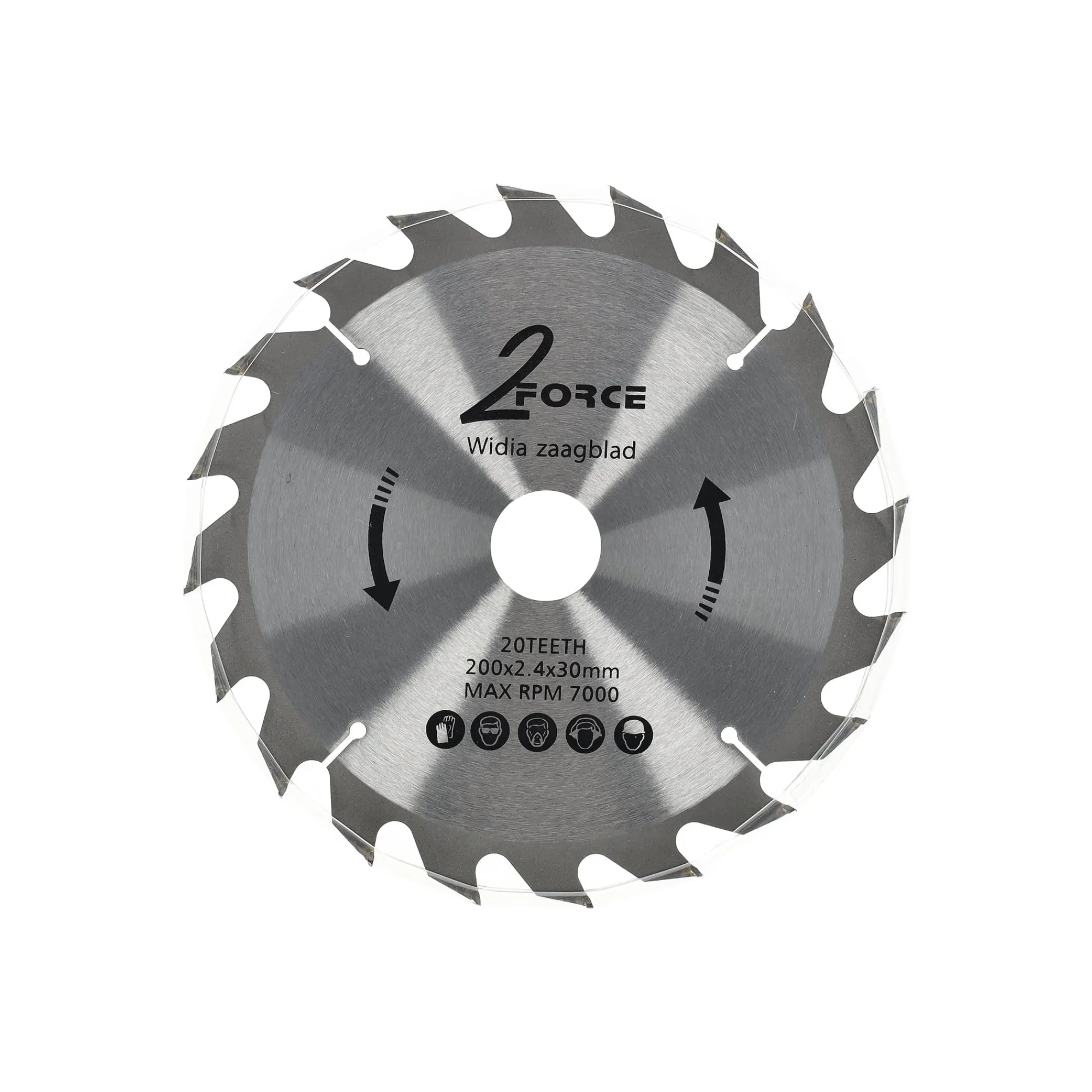 2-Force Toebehoren Elektrisch Gereedschap<Zaagblad Ø200 mm 30as 20T