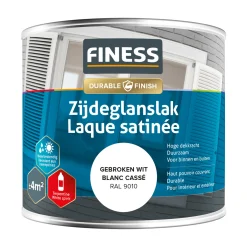Finess Lakken<Zijdeglans gebroken wit 14205 250ml