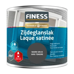 Finess Lakken<Zijdeglans warm grijs 14292 250ml