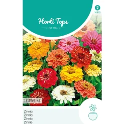 Horti Tops Moestuin<Zinnia Thumbelina laag mix